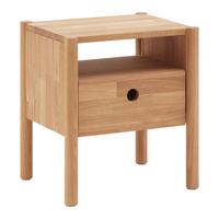 Nachttisch Waden Eichefarben - Eichefarben, Konventionell, Holzwerkstoff (40/45/33,5cm) - Zandiara