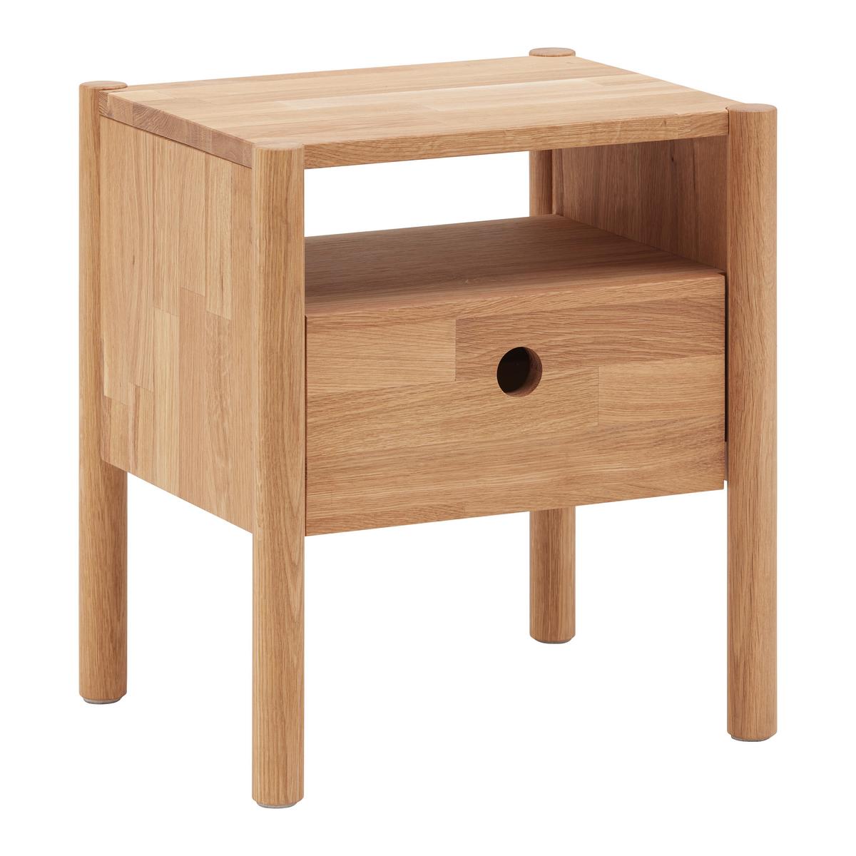 Nachttisch Waden Eichefarben - Eichefarben, Konventionell, Holzwerkstoff (40/45/33,5cm) - Zandiara