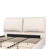 STOPPAD SÄNG PERLA - beige/svart, Modern, trä/textil (180/200cm) - Bessagi Home