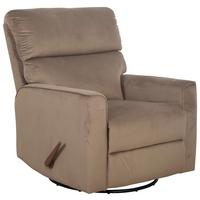 Počivalnik Mavrik, Rjavosiva, Relax Funkcija - rjavosiva/črna, Moderno, kovina/tekstil (87.5/103.5/99cm) - P & B