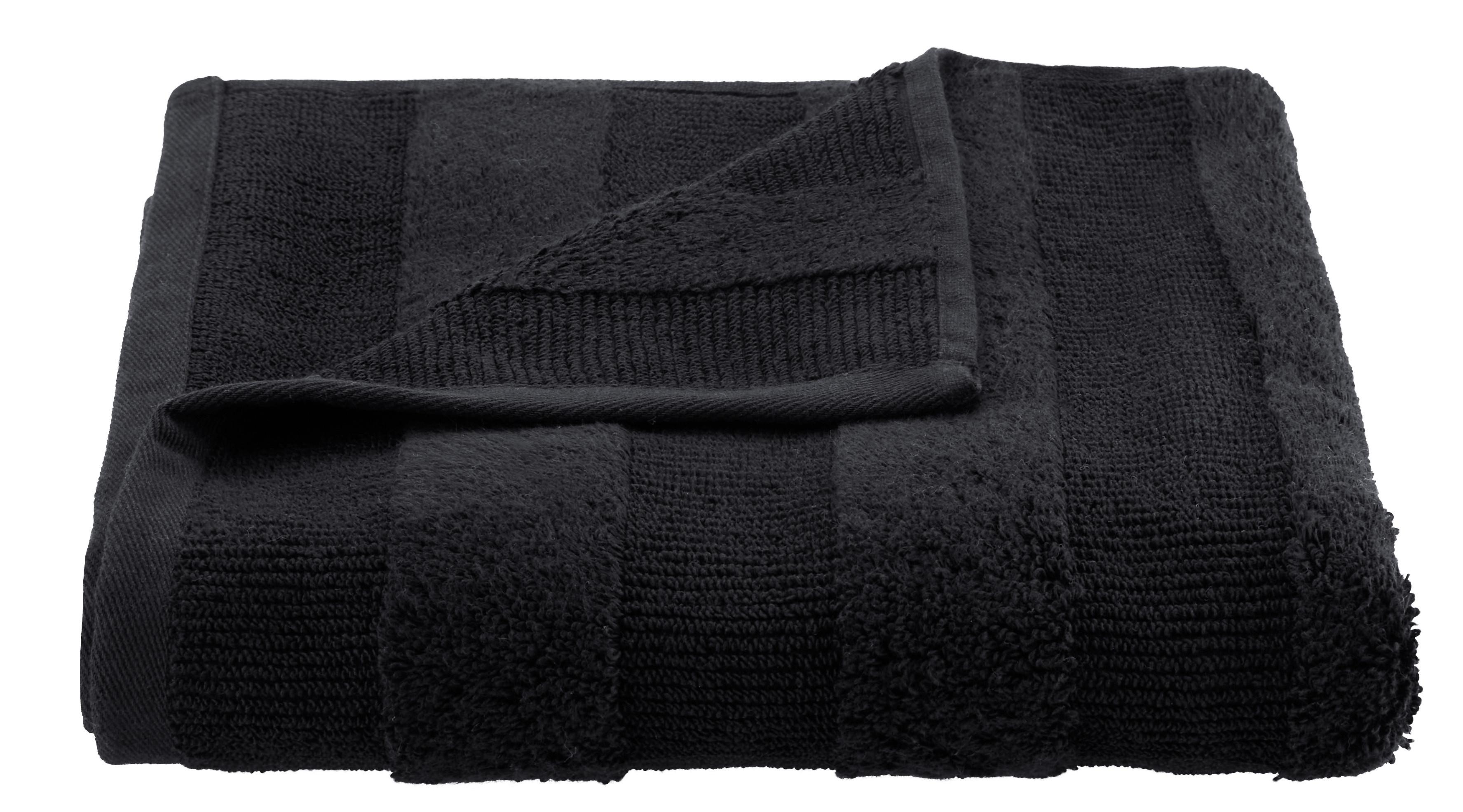 Kéztörlő Chris 50/100cm - fekete, textil (50/100cm) - Premium Living