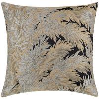 Párnahuzat Ornament - aranyszínű/antracit, Basics, textil (50/50cm) - Premium Living