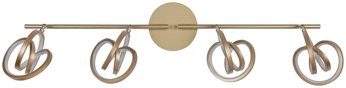 LAMPA SUFITOWA THERESIA - biały/cappuccino, Trend, tworzywo sztuczne/metal (83/14/21,3cm) - Novel