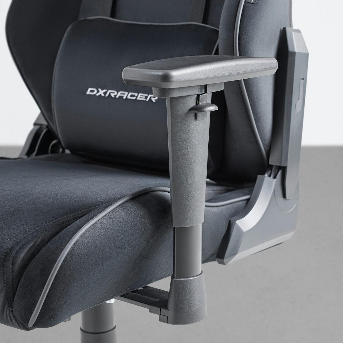 Gamingstuhl Gladiator Schwarz - Schwarz, Modern, Kunststoff/Textil (70/126/70cm) - Dxracer