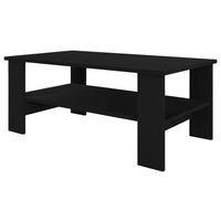 Dohányzóasztal Fekete Alpino - tölgyfa színű/fekete, Konventionell, faalapú anyag (100/40.6/55cm)