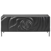 Sideboard Black Rose Schwarz - Schwarz, Trend, Holz/Metall (175/76/40cm) - P & B