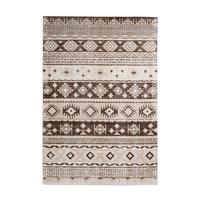 Flachwebeteppich Ariya 325 Taupe 200cm X 290cm - Taupe, Design, Textil (200/290cm) - Kayoom