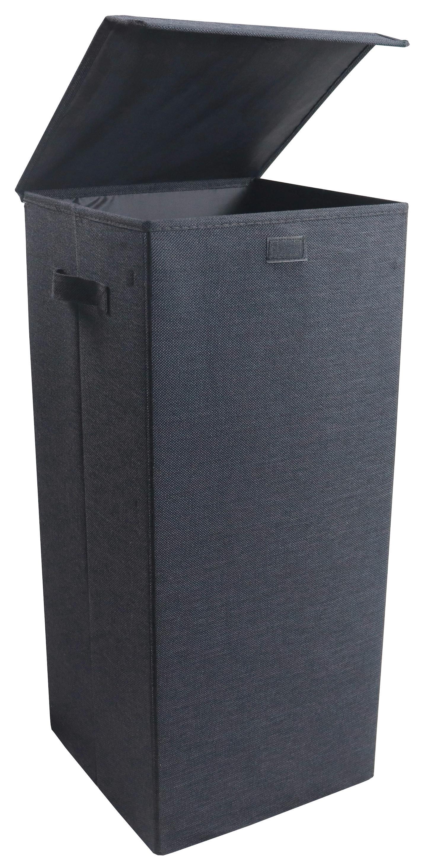 Košara Za Perilo Dreso L Dreso L - antracit, Moderno, tekstil (30/70/30cm) - MID.YOU