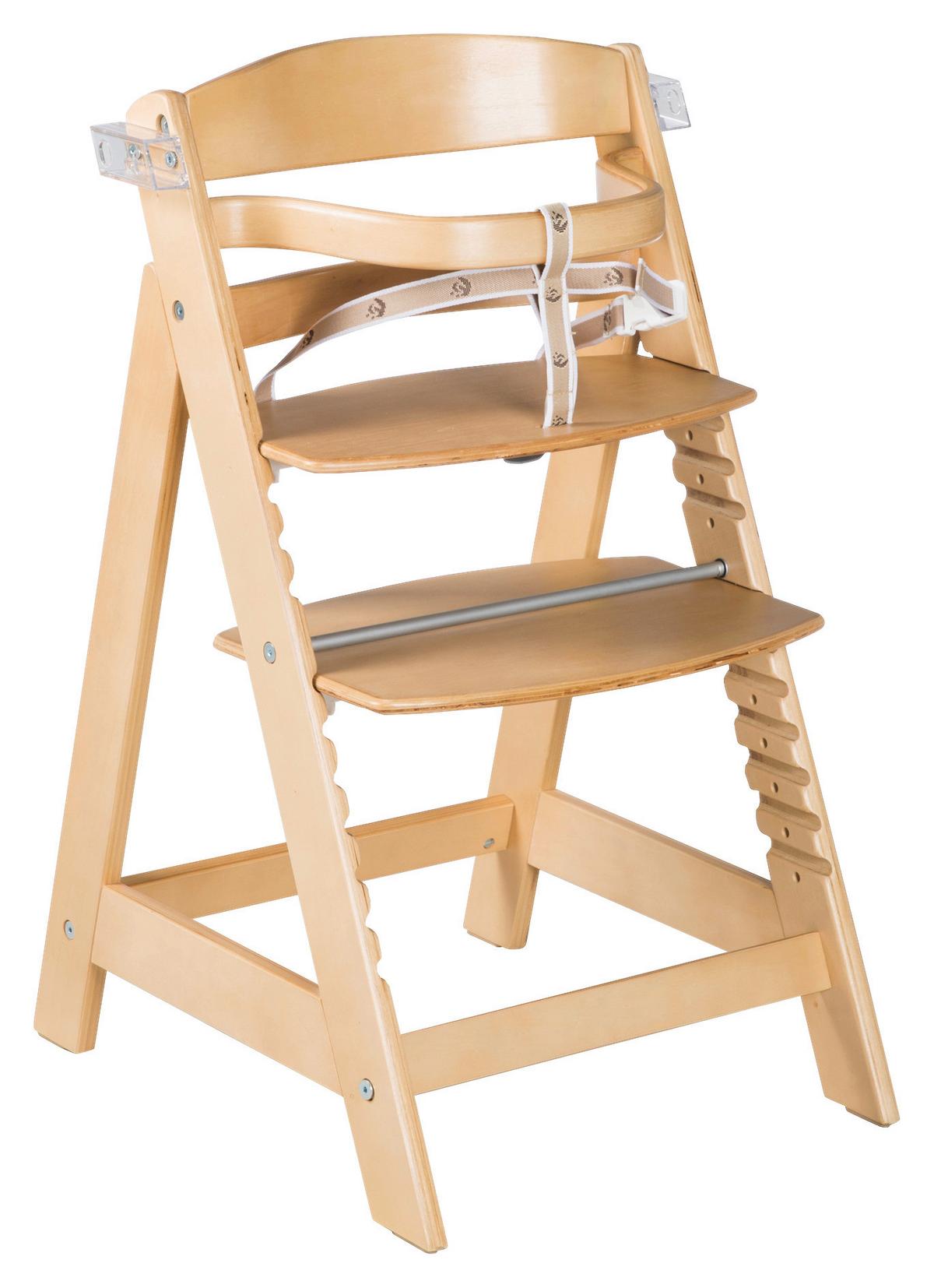 Hochstuhl Sit Up Click & Fun Naturfarben - Naturfarben, KONVENTIONELL, Holzwerkstoff (50/80/54cm) - Roba