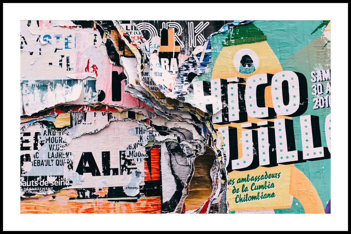 Bild Elena ca. 50x70cm - Multicolor/Schwarz, Holzwerkstoff/Papier (70/50cm) - Mömax