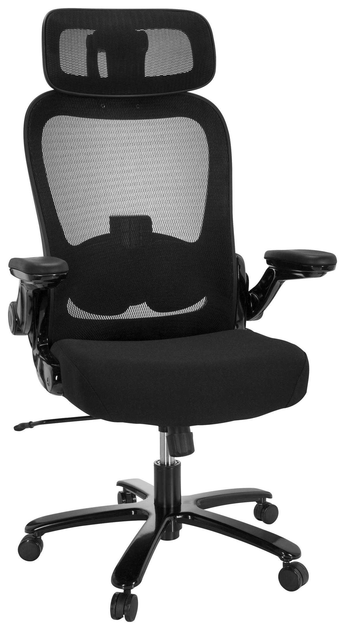 Pisarniški Stol Instructor Sw I Pro, Črna - črna, Moderno, kovina/umetna masa (75/142/63cm) - MID.YOU