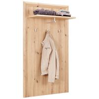 Panou cuier KASHMIR NEW - culoare lemn stejar, Modern, material pe bază de lemn (84/145/32cm) - Modern Living