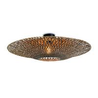 Stropna Svetilka Bali - črna/naravne barve, Trend, les (87/23cm) - Good & Mojo