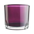 Teelichthalter Silke in verschiedenen Farben - Klar/Schwarz, MODERN, Glas (9/8cm) - MÖMAX modern living