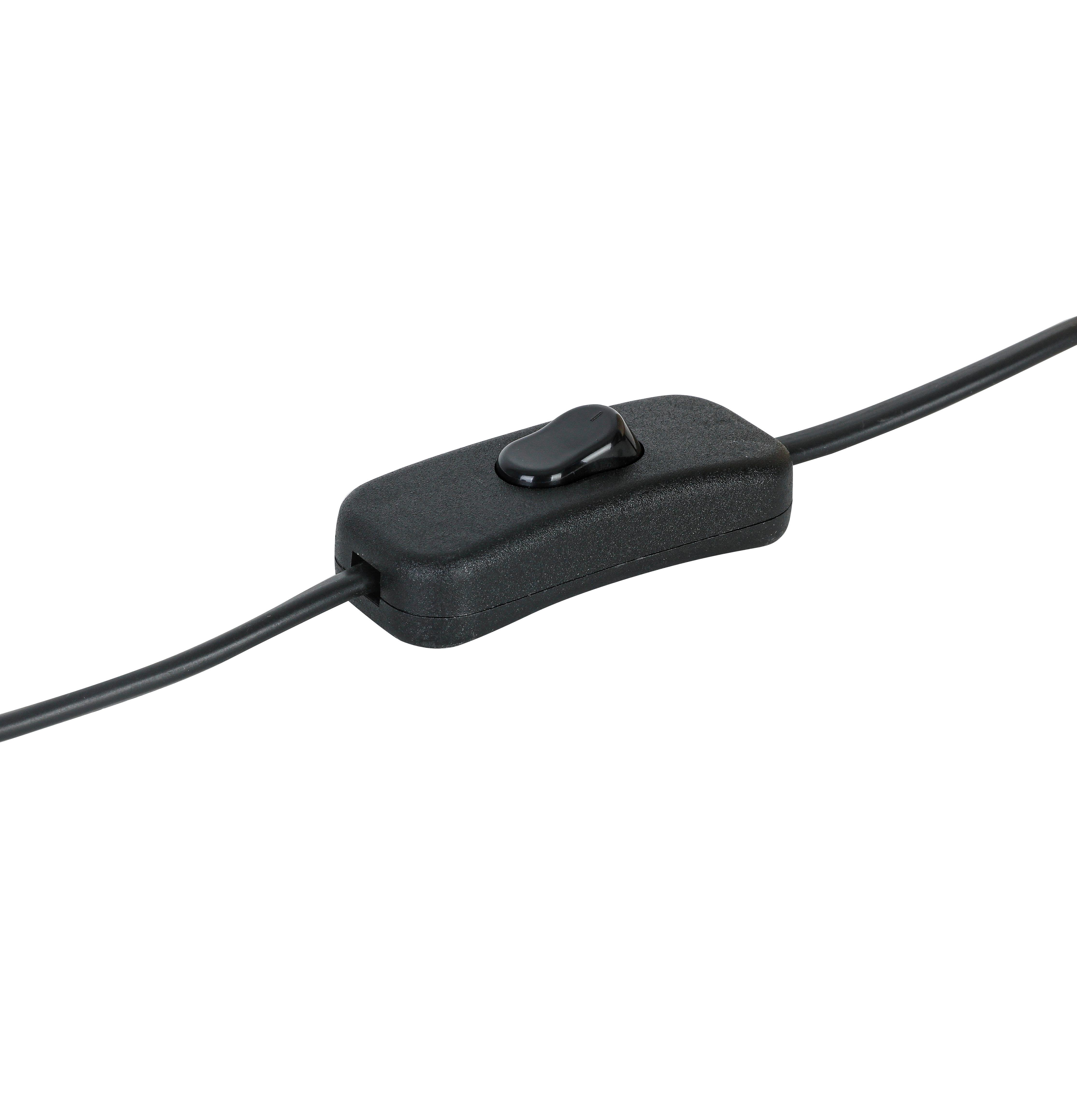 Veioză Zimt - culoare natur/negru, Konventionell, plastic/materiale naturale (18cm) - Mömax