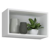 Regal Arila, Bela - bela, Moderno, leseni material (50/30/28cm) - MID.YOU