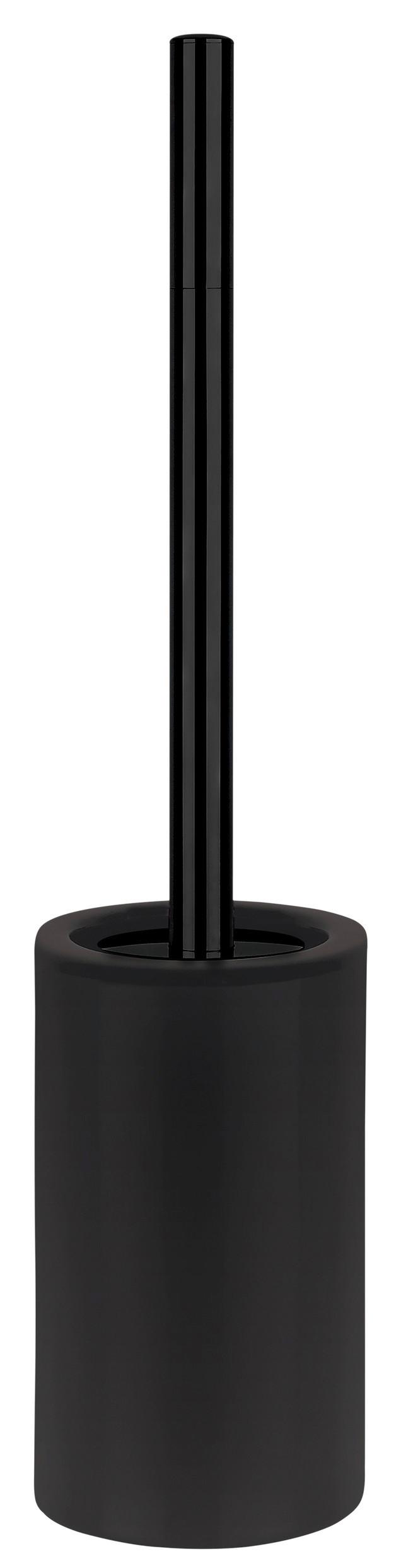 Wc-bürstenhalter Tube Matt - Schwarz, Konventionell, Keramik (10,5/20cm) - Spirella