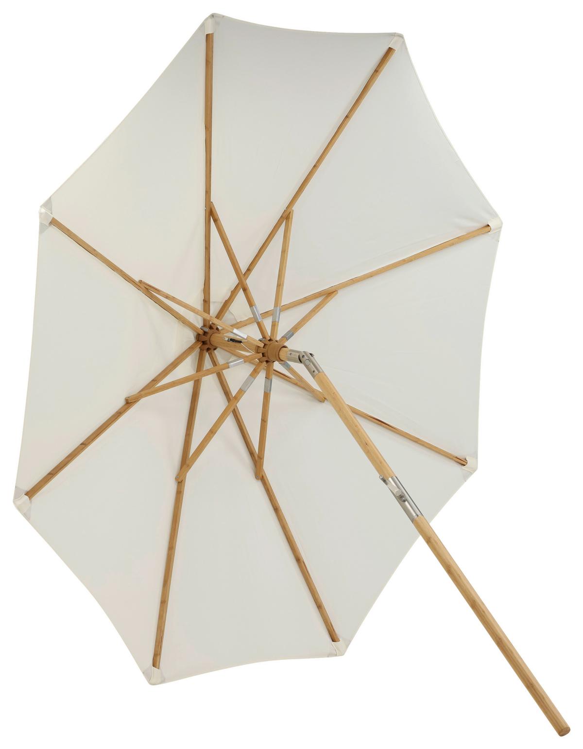 SONNENSCHIRM CEROX - Weiß, KONVENTIONELL (270/250cm) - Gardenson