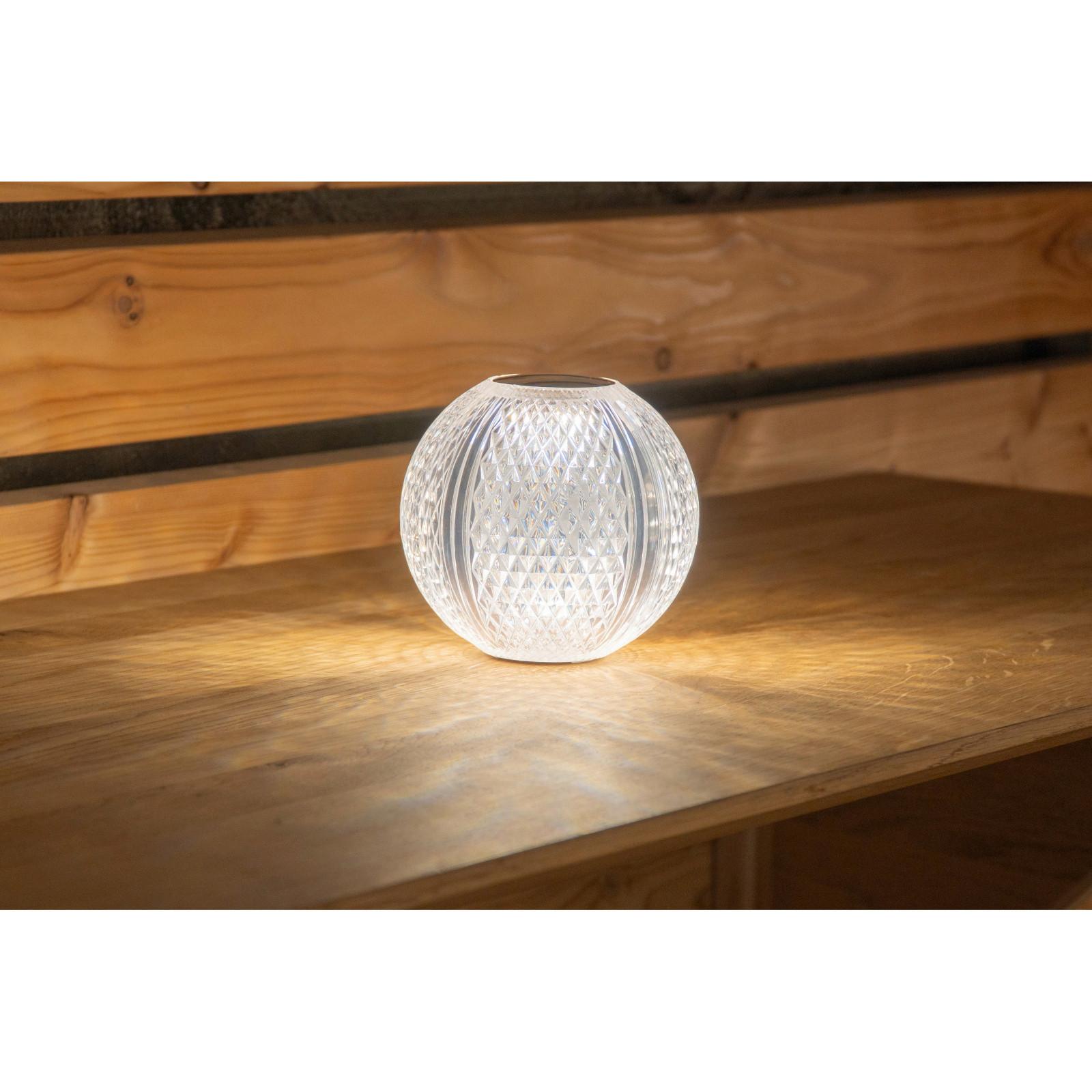 LED-Tischleuchte Aida Transparent max. 2 Watt - Klar/Transparent, Konventionell, Kunststoff (12/11.2cm) - Globo