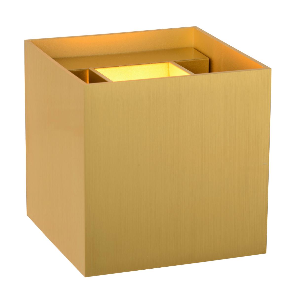 Led-wandleuchte 09217/04/02 Xio - Goldfarben, Design, Metall (9.7/9.7/9.7cm) - Lucide