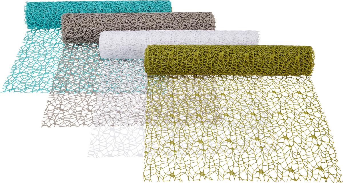 Material pentru decorațiuni Spider - alb/roz închis, textil (35/300cm) - Modern Living