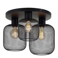 Deckenleuchte Drato Schwarz/Gold max. 25 Watt - Goldfarben/Schwarz, Modern, Metall (40/23cm) - Mömax