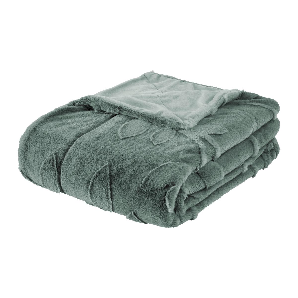 Felldecke Livi Jadegrün ca. 130x170cm - Jadegrün, MODERN, Textil (130/170cm) - Premium Living