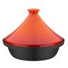 Lonec Za Dušenje Tajine Orange - črna/oranžna, Basics, kovina/keramika (30cm) - GSW