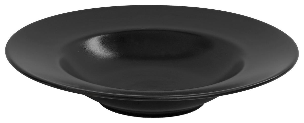 Krožnik Za Testenine Melly - črna, Moderno, keramika (28/5,3cm) - Premium Living