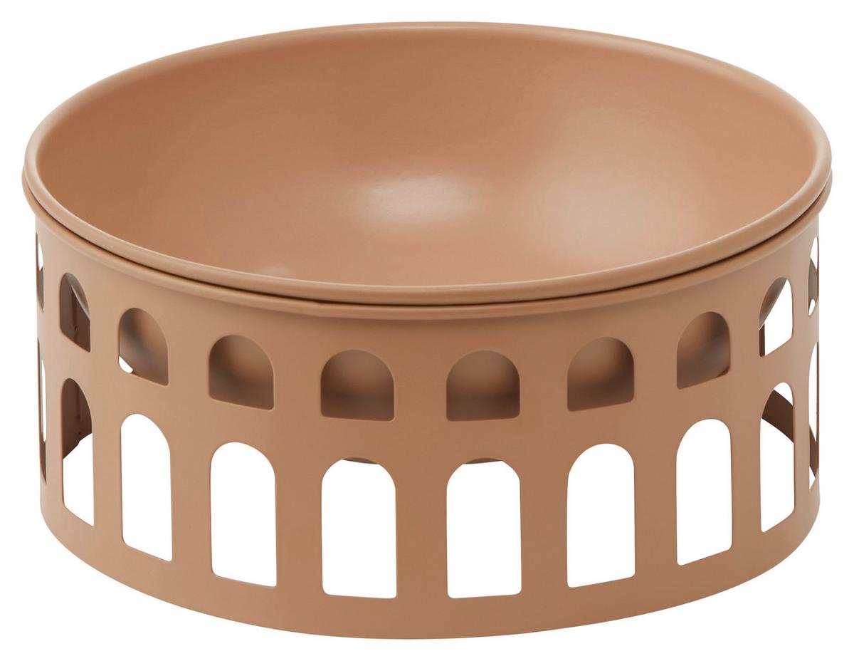 Dekoschale Base in Braun - Braun, Metall (18/9cm) - Modern Living