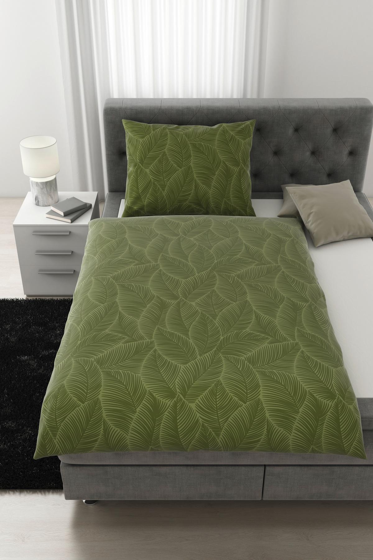 Posteljnina Alex Design - olivno zelena , Moderno, tekstil (140/200cm) - Premium Living