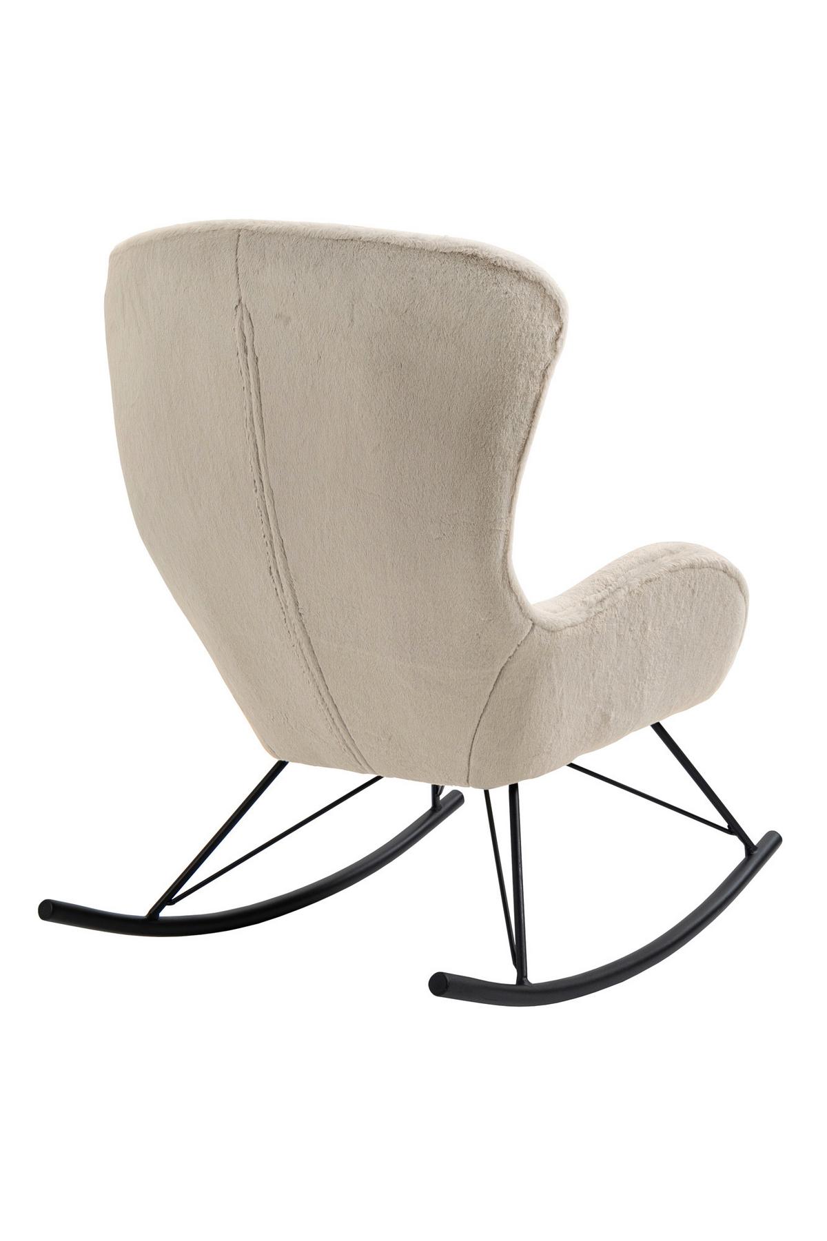 Gugalnik Lamb, Bež - črna/bež, Moderno, kovina/tekstil (70/102/94cm) - Livetastic