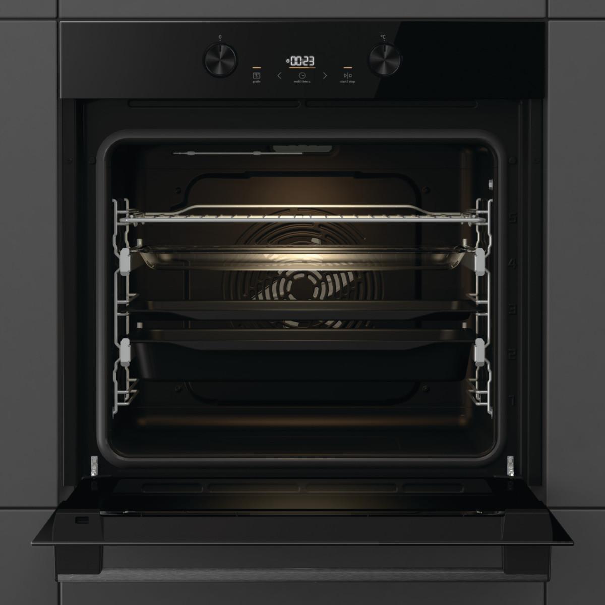 Einbaubackofen BOS6737E20FBG - Schwarz, MODERN (59,5/59,5/56,4cm) - Gorenje