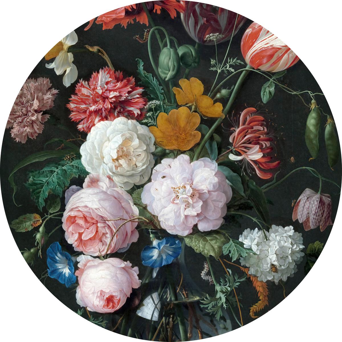 METALLBILD STILLEBEN MIT BLUMEN IN VASE - Basics, métal (60/0.3/0.3cm)