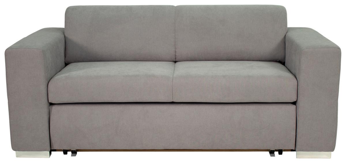 Kanapéágy Lena - világosszürke, Konventionell, faalapú anyag/textil (190/81/97,5cm) - Mömax