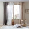 GARDINLÄNGD EVA - vit, Romantik / Lanthus, textil (140/255cm) - Premium Living