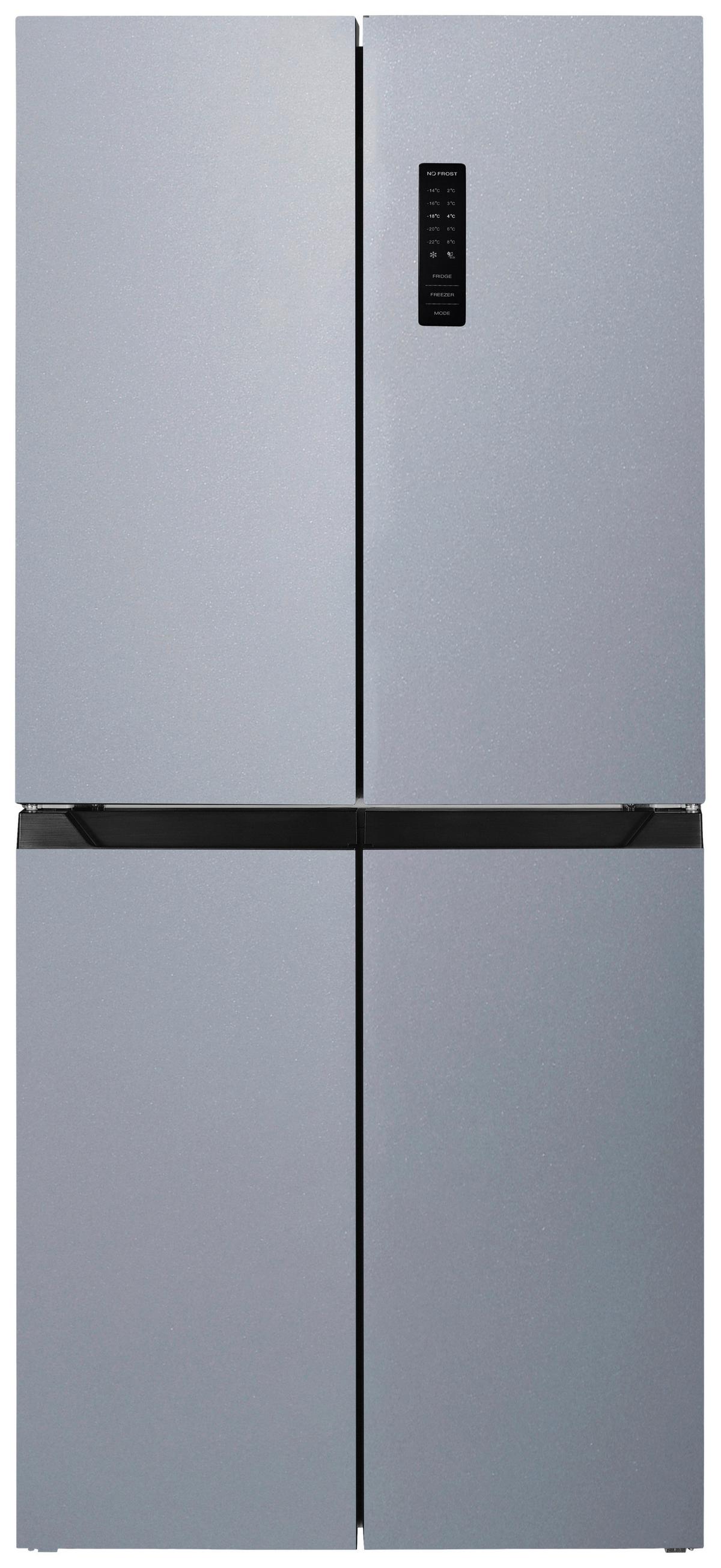 Kühl-Gefrier-Kombination W-CD 362 NFD E IX Silberfarben - Silberfarben, KONVENTIONELL, Kunststoff/Metall (79/180/62cm) - Wolkenstein