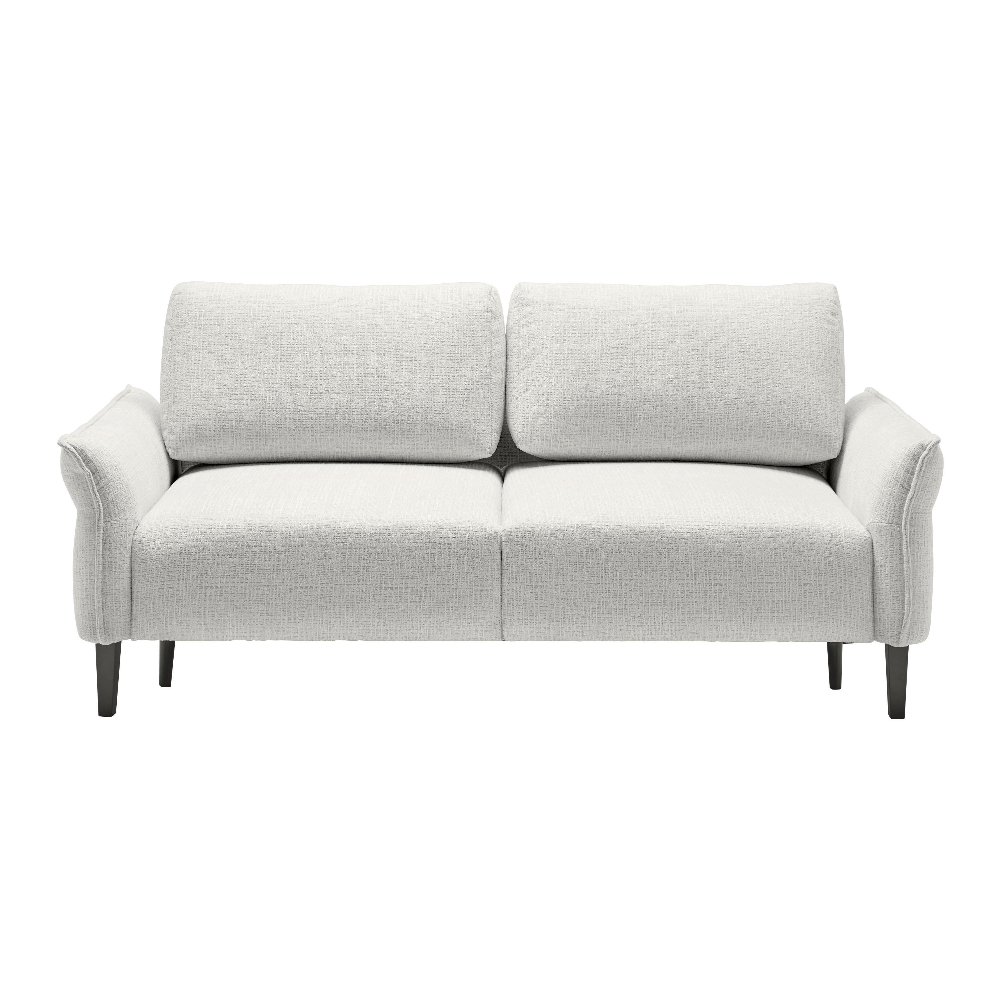 CANAPEA CU 3 LOCURI CUSTOM - gri deschis/crem, Modern, textil (183/85/92cm) - Mömax