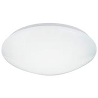 Stropna Led-svetilka Hally, S Sijalko - bela/opal, Basics, kovina/umetna masa (39/11cm) - Globo