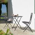 Gartenstuhl Nicolas in Schwarz/Braun - Schwarz/Braun, MODERN, Kunststoff/Metall (40/90/40cm) - Bessagi Garden Gartenstuhl Nicolas in Schwarz/Braun - Schwarz/Braun, MODERN, Kunststoff/Metall (40/90/40cm) - Bessagi Garden