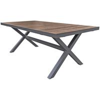 GARTENTISCH TISCH AMELIA KERAMIK - Dunkelgrau/Braun, MODERN, Keramik/Metall (100/75/202cm) - Gardenson