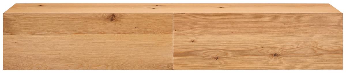 KOMODA NISKA FRANKA - kolor naturalny, Design, materiał drewnopochodny/drewno (180/33/30cm) - MID.YOU