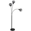 GOLVLAMPA GITTI - svart, Modern, metall/glas (63/160cm) - Mömax
