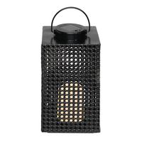 Solarleuchte Alain in Schwarz - Schwarz, MODERN, Kunststoff/Metall (15,5/15,5/29,5-36cm) - Modern Living