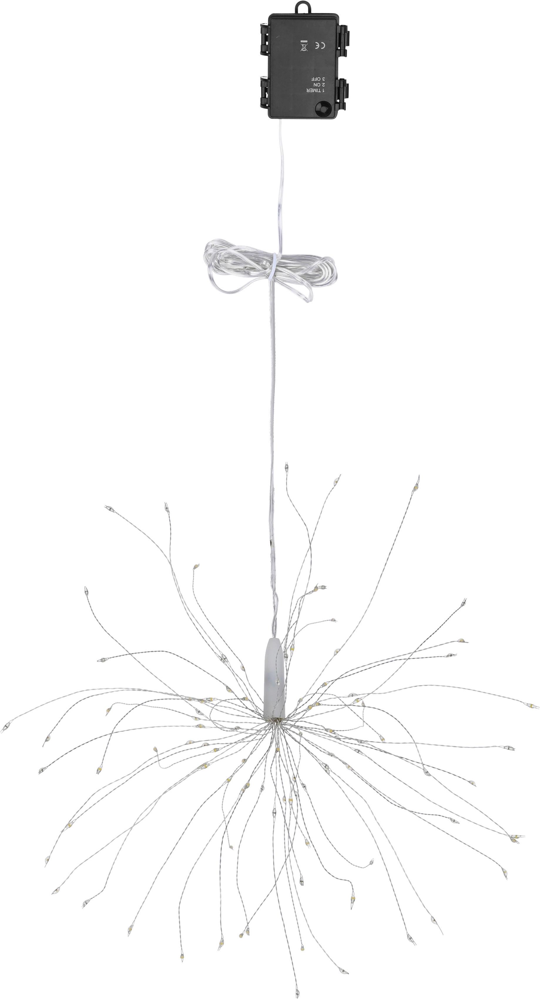 Lichterkette Sparkle max. 0,8 Watt - Transparent, Kunststoff/Metall (30cm) - Mömax