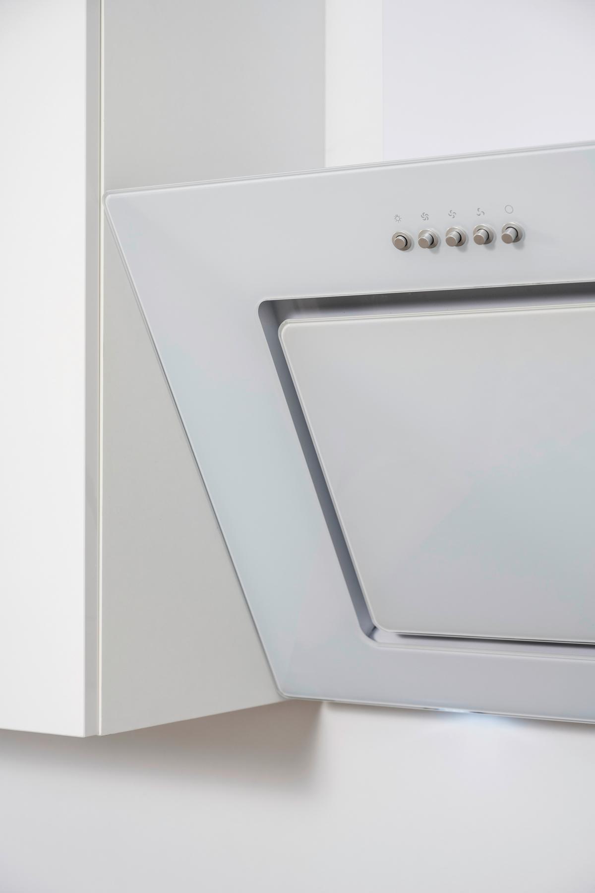 Küchenblock Premium Weiß B: ca. 280 cm - Weiß/Braun, MODERN, Holzwerkstoff (280cm) - Respekta
