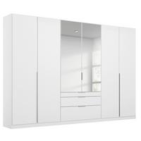 DULAP USI ROTATIVE ALABAMA - argintiu/alb, Modern, material pe bază de lemn (271/229/54cm) - Modern Living