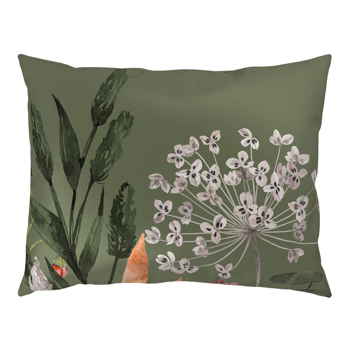 Lenjerie de pat Leavi, cca. 140x200/50x70 cm - verde, Modern, textil (140/200cm) - Mömax