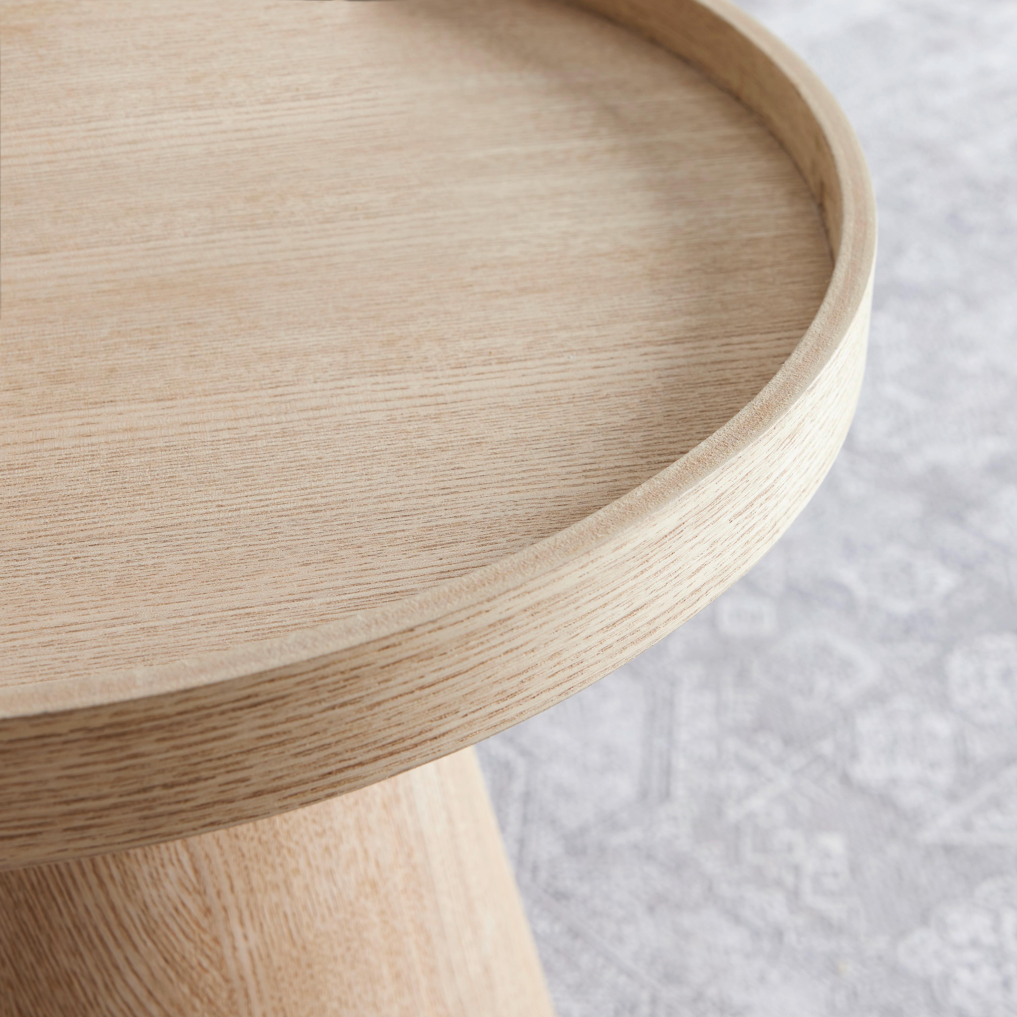 SIDOBORD JENS - naturfärgad, Modern, trämaterial/trä (38/38cm) - Premium Living
