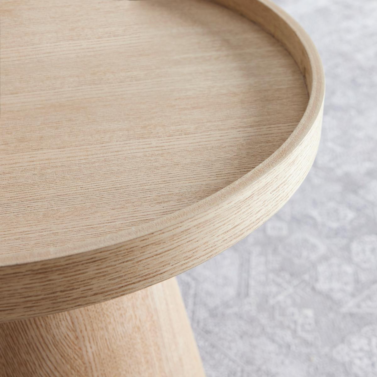Beistelltisch Jens Naturfarben - Naturfarben, MODERN, Holz/Holzwerkstoff (38/38cm) - Premium Living